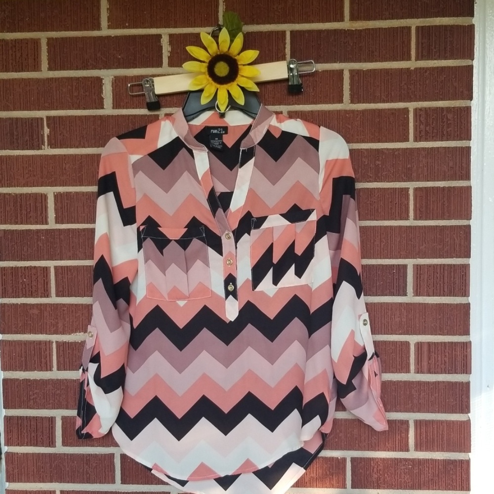 Rue 21 Chevron Blouse
